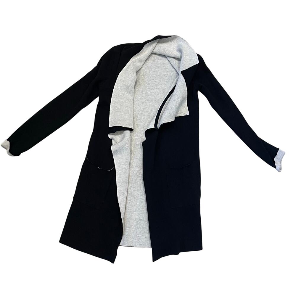 INC International Concepts Black Long Cardigan Women's S Casual Lagenlook Casual - Picture 3 of 8